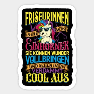 Friseur Friseur Friseur Friseur Friseur Barbershop Sticker